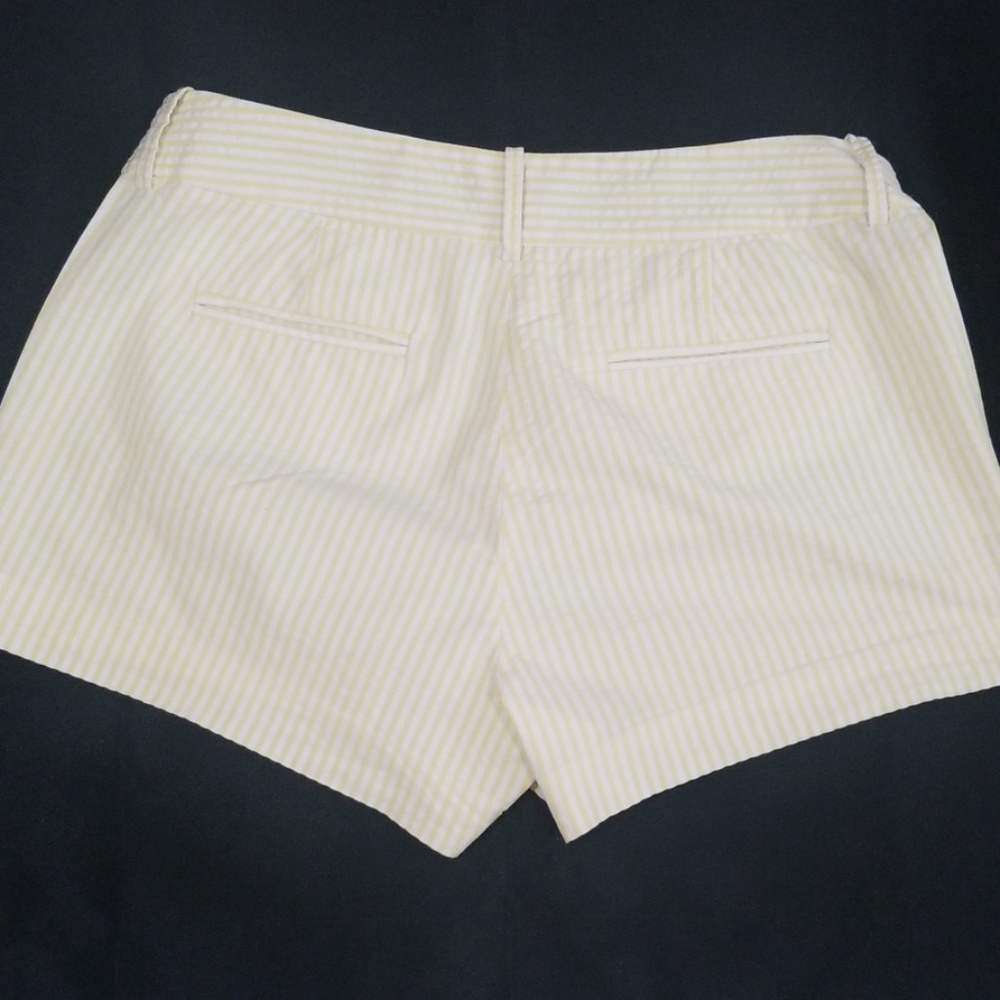 J.Crew striped yellow and white shorts. - Picture 4 of 8